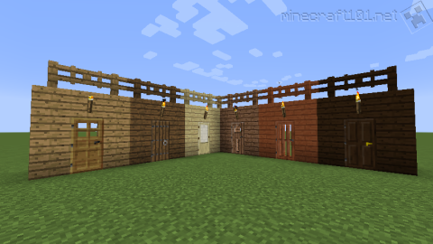Fences and doors in Minecraft 1.8