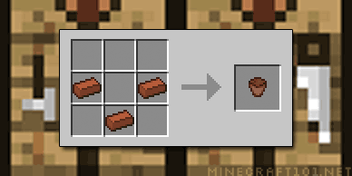 How To Make A Flower Pot In Minecraft