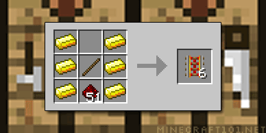 crafting rails minecraft