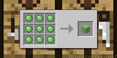 How to make a Slime Block in Minecraft