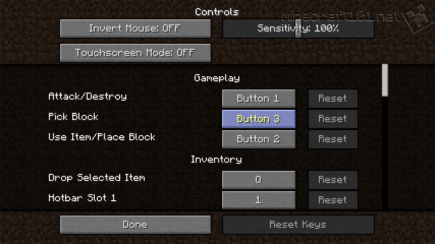 Controls And Keyboard Minecraft 101