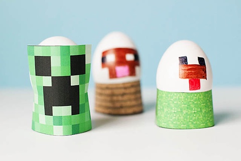 minecraft easter egg stands