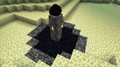 Exit Portal and Ender Dragon Egg