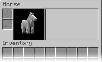 put horse eating inventory
