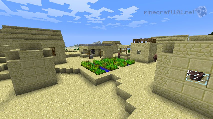 minecraft village house inside