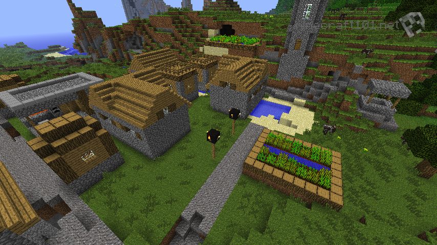 minecraft village tavern blueprints